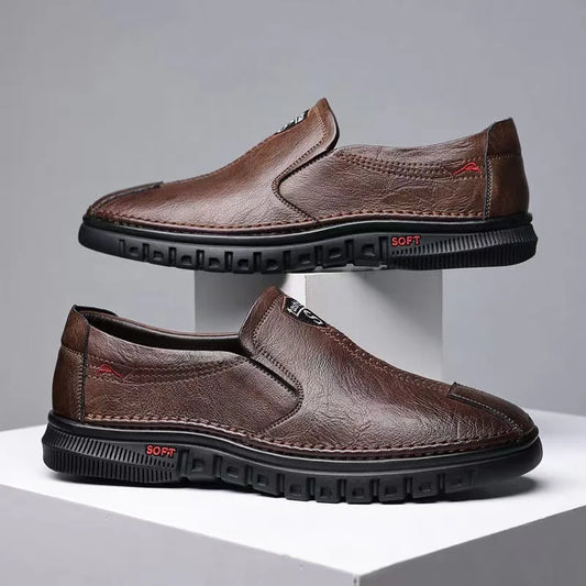 2024 New Hot Selling Men's Sports Shoes Casual Small Leather Shoes Bean Shoes Chef Shoes 39-44 Men's Shoes Dress Shoes Sneakers